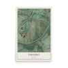 Map of Cheverly, Maryland, 12 x 18 inch unframed archival matte print