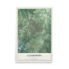 Map of Clarksburg, Maryland, 12 x 18 inch unframed archival matte print