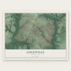Colesville, Maryland map print, the full design