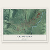 Cresaptown, Maryland map print, the full design