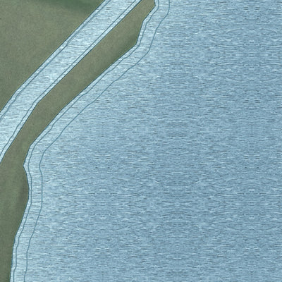 Second close-up of the map of Eagle Harbor, Maryland print showing more streets and buildings