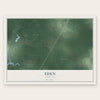 Eden, Maryland map print, the full design