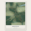 Edesville, Maryland map print, the full design
