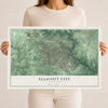 Map of Ellicott City, Maryland, 12 x 18 inch unframed archival matte print