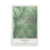 Map of Fairland, Maryland, 12 x 18 inch unframed archival matte print