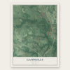 Gambrills, Maryland map print, the full design