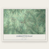 Jarrettsville, Maryland map print, the full design