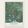 Joppatowne, Maryland map print, the full design