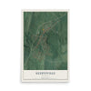 Map of Keedysville, Maryland, 12 x 18 inch unframed archival matte print