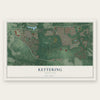 Kettering, Maryland map print, the full design