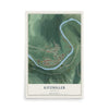 Map of Kitzmiller, Maryland, 12 x 18 inch unframed archival matte print