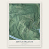 Little Orleans, Maryland map print, the full design