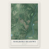 Marlboro Meadows, Maryland map print, the full design