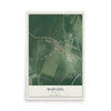 Map of Marydel, Maryland, 12 x 18 inch unframed archival matte print
