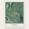 McCoole, Maryland map print, the full design