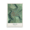 Map of Midland, Maryland, 12 x 18 inch unframed archival matte print