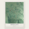 Mount Lena, Maryland map print, the full design