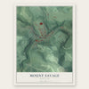 Mount Savage, Maryland map print, the full design