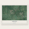 Owings, Maryland map print, the full design