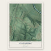 Pinesburg, Maryland map print, the full design