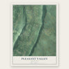 Pleasant Valley, Maryland map print, the full design