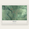 Shaft, Maryland map print, the full design