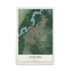 Map of Snow Hill, Maryland, 12 x 18 inch unframed archival matte print