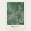 Spencerville, Maryland map print, the full design
