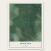 Stockton, Maryland map print, the full design