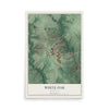 Map of White Oak, Maryland, 12 x 18 inch unframed archival matte print