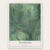 Woodland, Maryland map print, the full design
