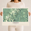 Map of Amherst, Maine, 12 x 18 inch unframed archival matte print