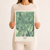 Map of Avon, Maine, 12 x 18 inch unframed archival matte print