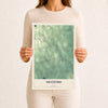 Map of Bradford, Maine, 12 x 18 inch unframed archival matte print