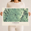 Map of Carthage, Maine, 12 x 18 inch unframed archival matte print