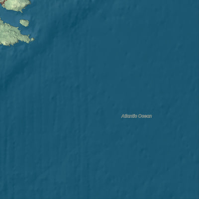 Terrain and local geography detail from the Cutler, Maine map