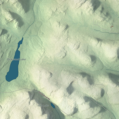 Terrain and local geography detail from the Eagle Lake, Maine map