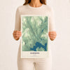Map of Harmony, Maine, 12 x 18 inch unframed archival matte print