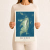 Map of Isle au Haut, Maine, 12 x 18 inch unframed archival matte print