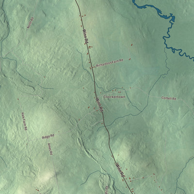 Street and neighborhood detail from the Lee, Maine map
