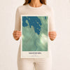 Map of Meddybemps, Maine, 12 x 18 inch unframed archival matte print