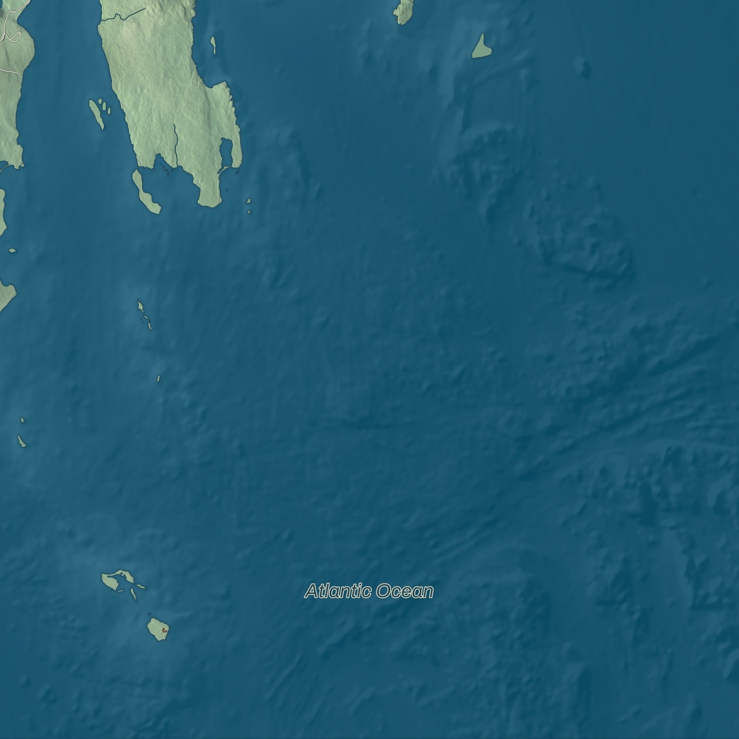 Terrain and local geography detail from the Milbridge, Maine map