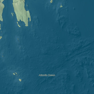 Terrain and local geography detail from the Milbridge, Maine map