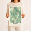 Map of New Sweden, Maine, 12 x 18 inch unframed archival matte print