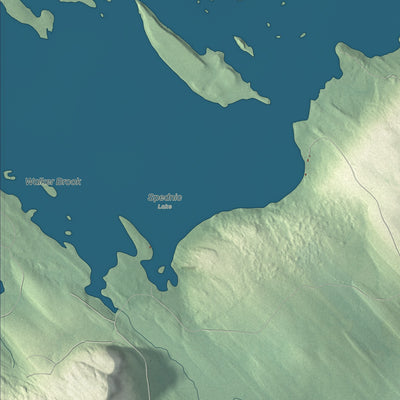 Terrain and local geography detail from the Vanceboro, Maine map