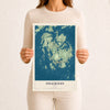 Map of Vinalhaven, Maine, 12 x 18 inch unframed archival matte print