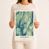 Map of West Bath, Maine, 12 x 18 inch unframed archival matte print