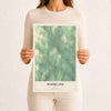 Map of Woodland, Maine, 12 x 18 inch unframed archival matte print