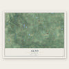 Alto, Michigan map print, the full design