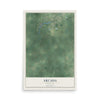Map of Arcada, Michigan, 12 x 18 inch unframed archival matte print